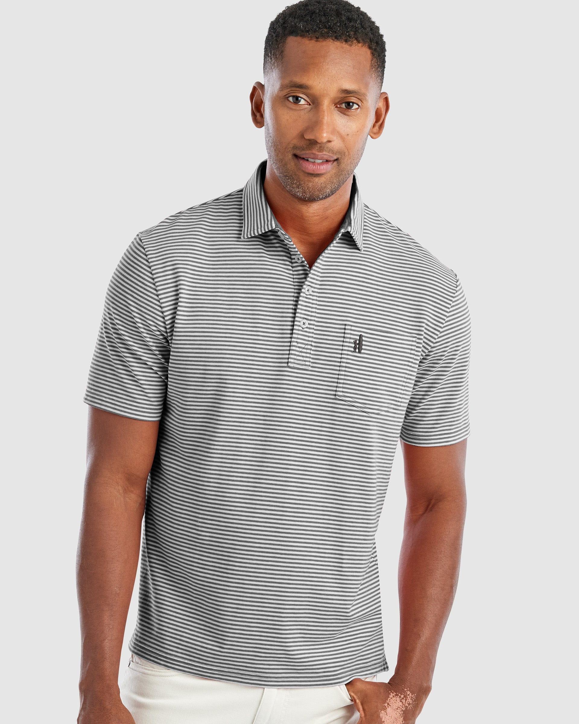 Original 4-Button Polo - Dante Stripe Male Product Image