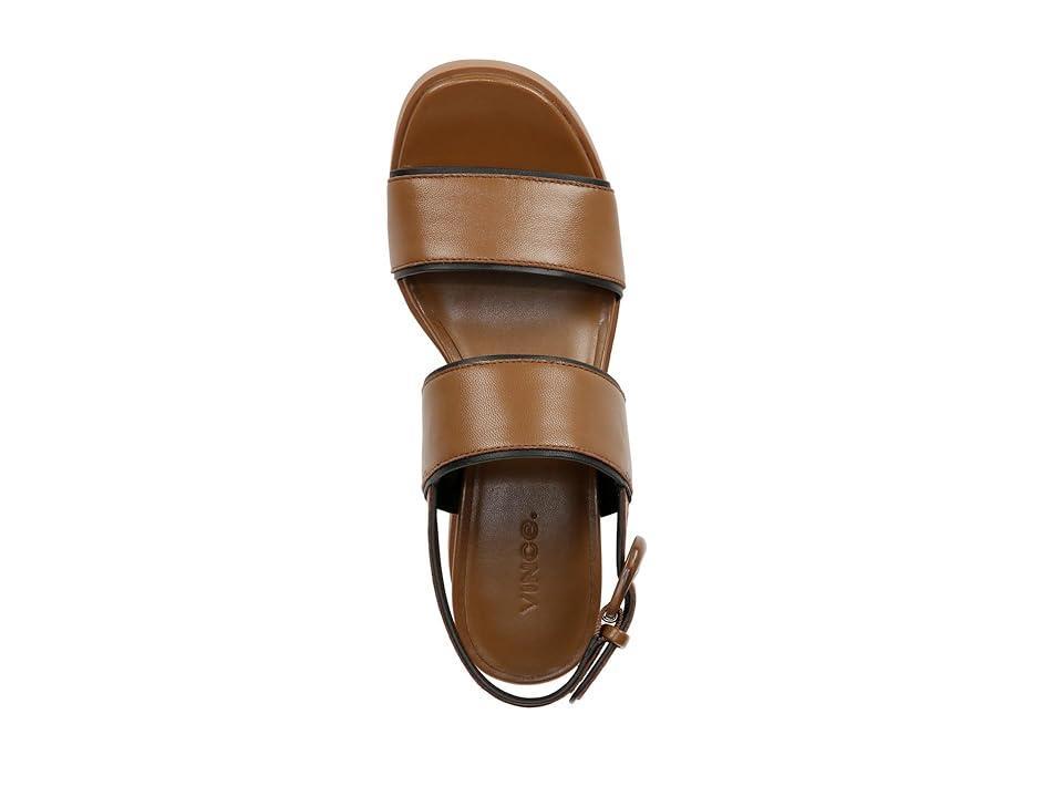 Womens Roma Leather City Wedge Sandals Product Image