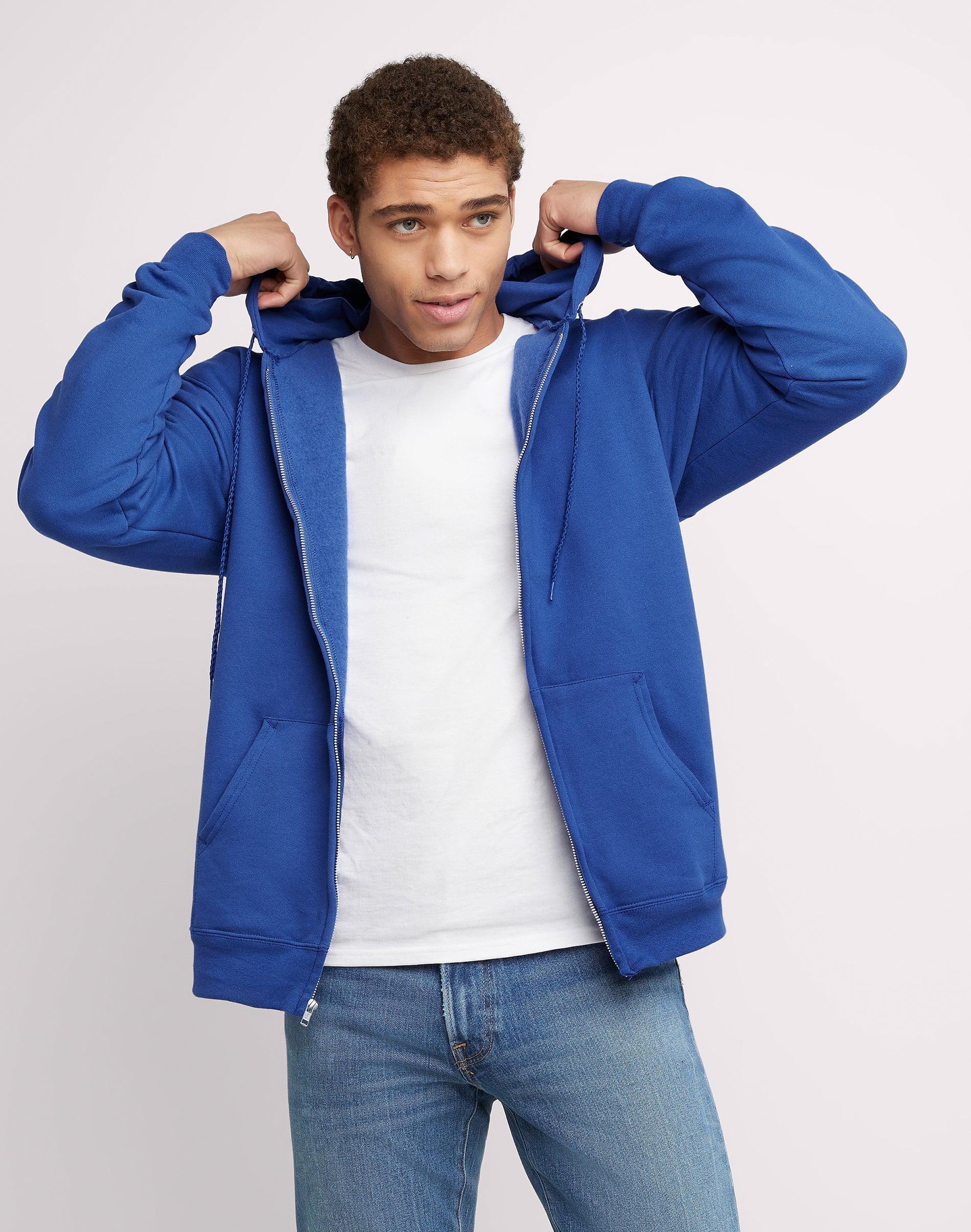 Hanes Ultimate Mens Full-Zip Heavyweight Fleece Hoodie Product Image