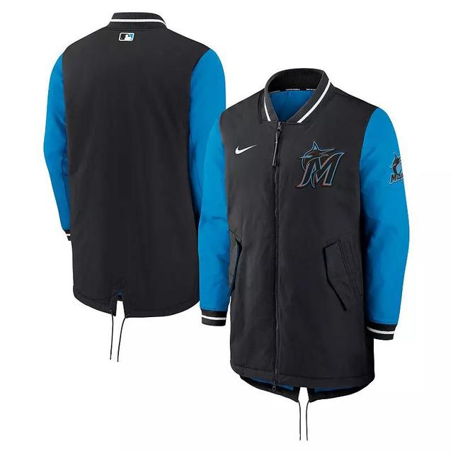 Mens Nike Miami Marlins Dugout Performance Full-Zip Jacket Product Image