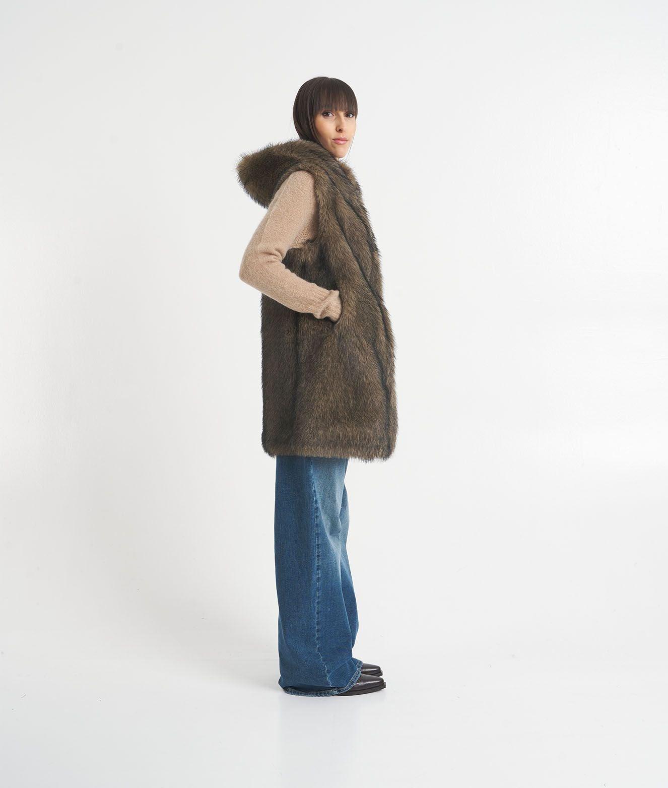 Gilet in pelliccia ecologica Female Product Image