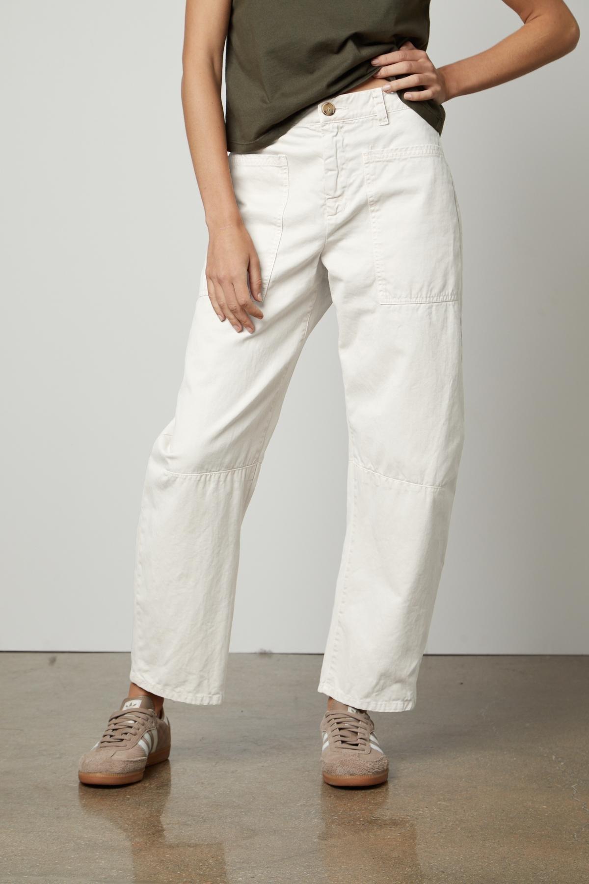 Brylie Sanded Twill Utility Pant Product Image