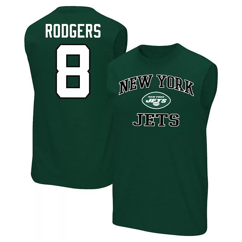 Mens Fanatics Aaron Rodgers New York Jets Big & Tall Muscle Tank Top Product Image