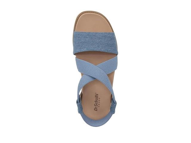 Dr. Scholl's Islander Strappy Flat Sandal Denim) Women's Sandals Product Image