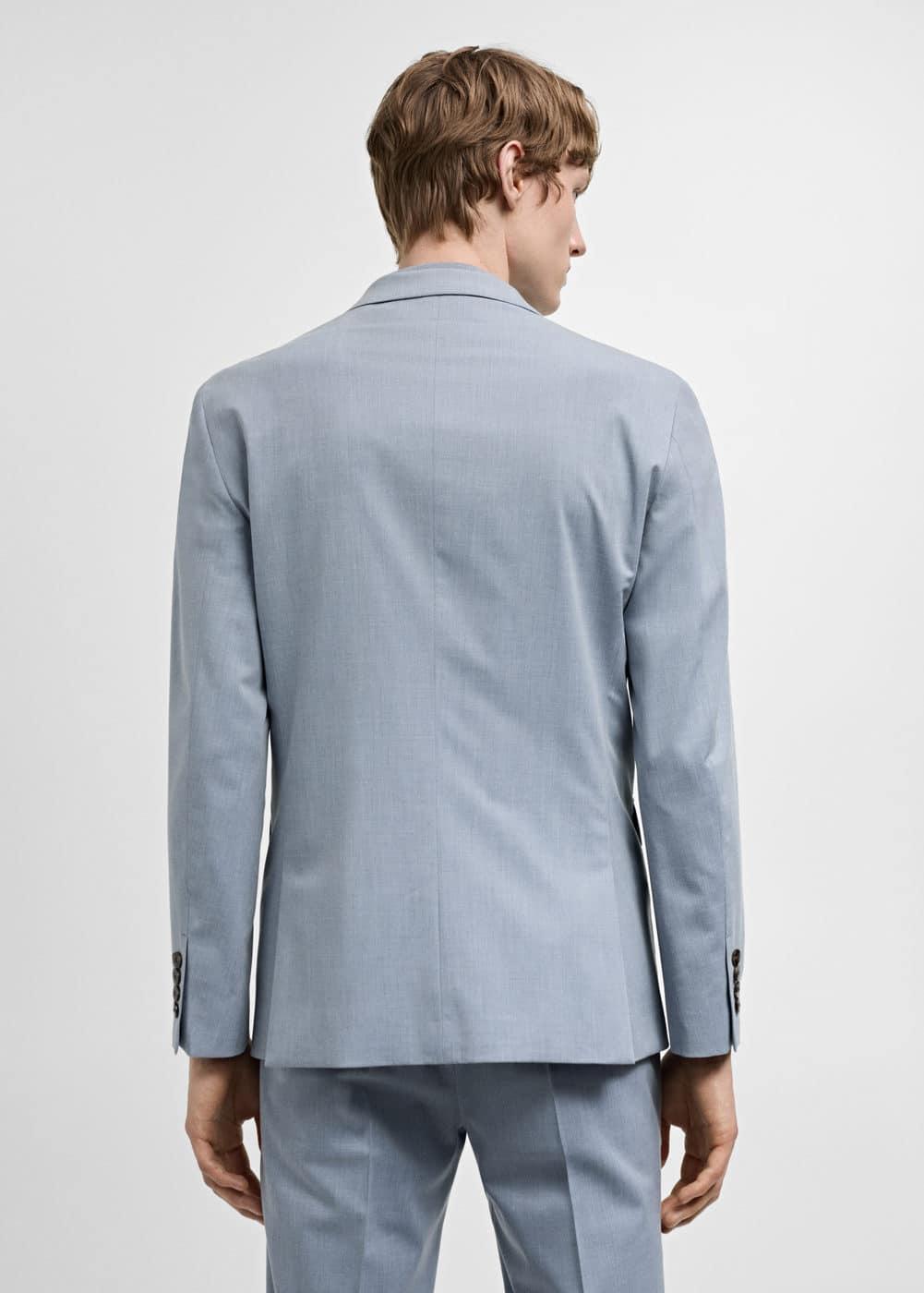 Super slim-fit suit blazer in stretch fabric - Men | MANGO USA Product Image