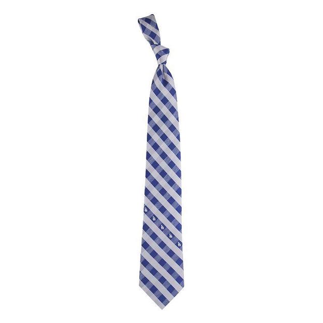 Adult MLB Check Woven Tie, Blue Product Image