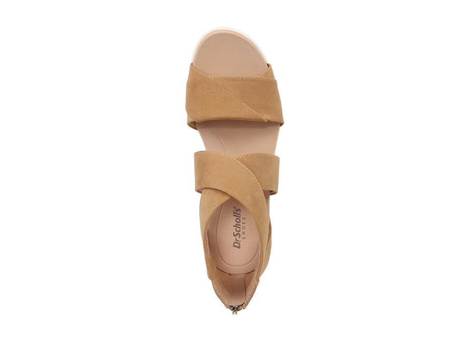 Dr. Scholl's Golden Hour Platform Wedge Sandal (Warm Microfiber) Women's Sandals Product Image