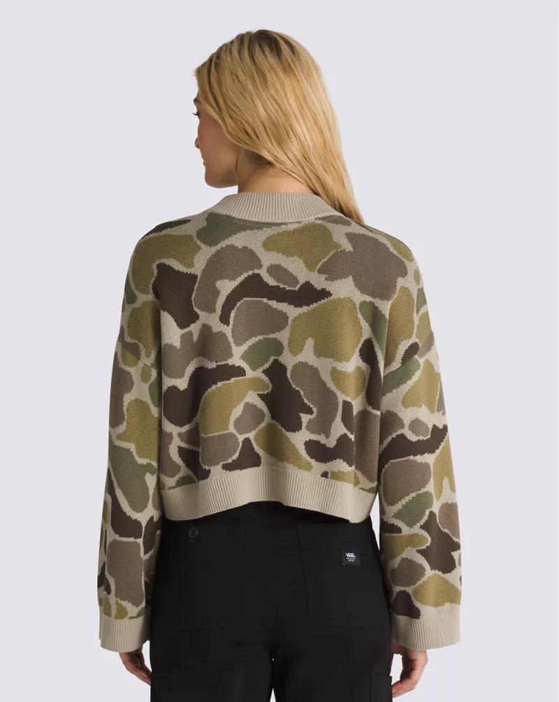 Cammile Camo Pullover Sweater Product Image