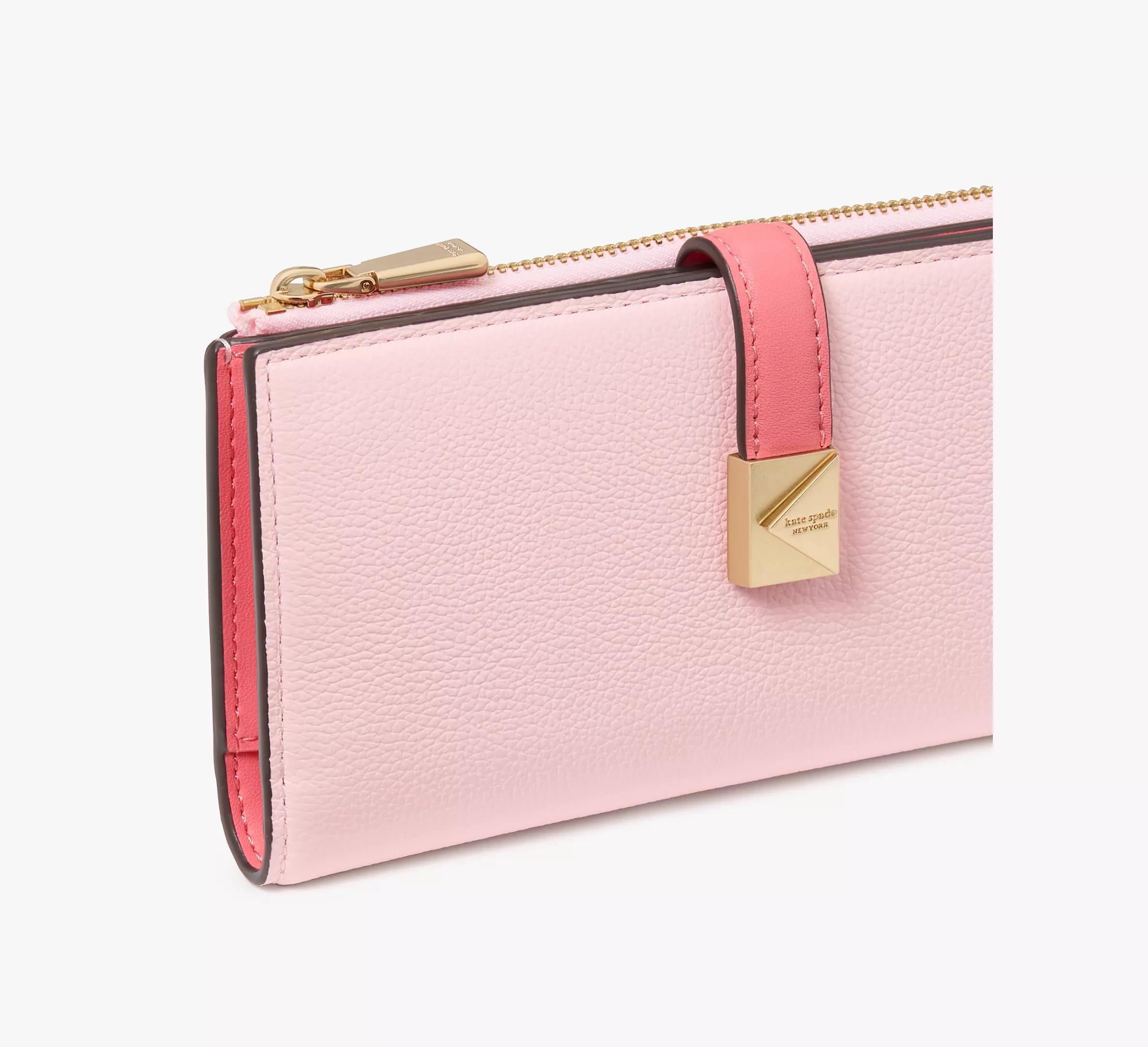 Deco Metallic Zip Slim Wallet Product Image