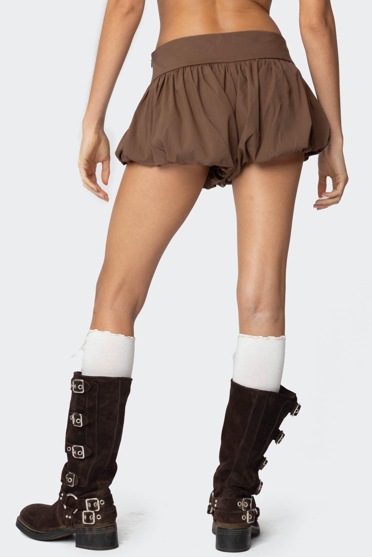 Adrianna Bubble Micro Shorts Product Image