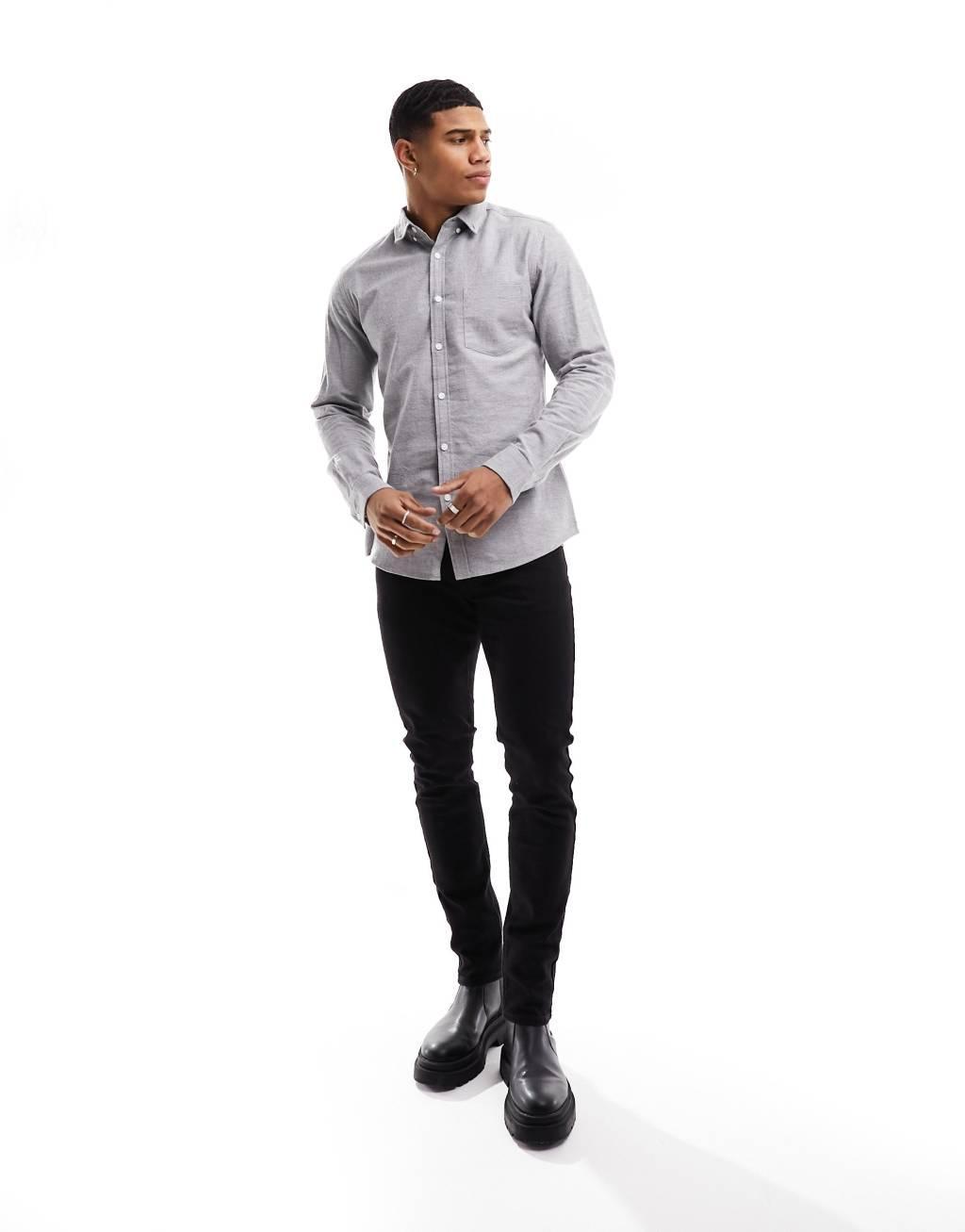 ASOS DESIGN slim fit oxford shirt Product Image