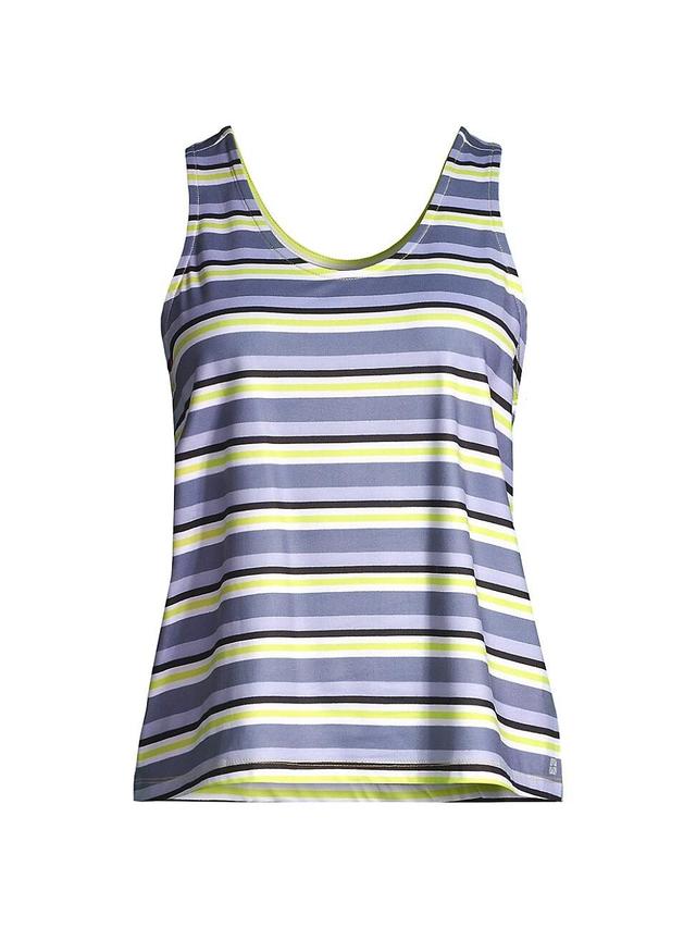 Womens Striped Scoopneck Tank Product Image