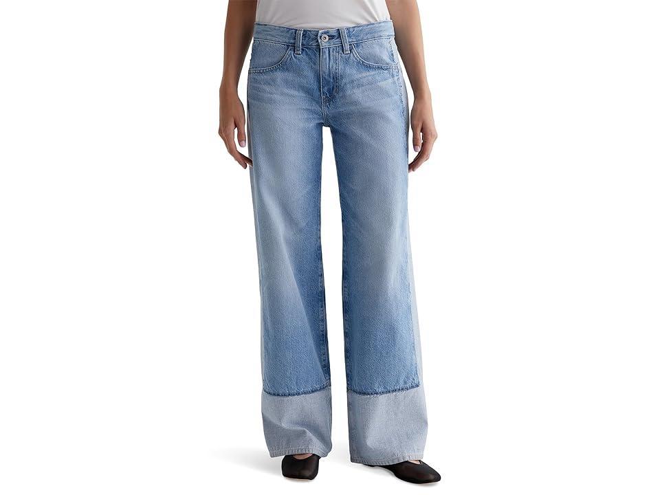 AG Jeans Adria Low Rise Baggy Wide Leg in Mondrian (Mondrian) Women's Jeans Product Image