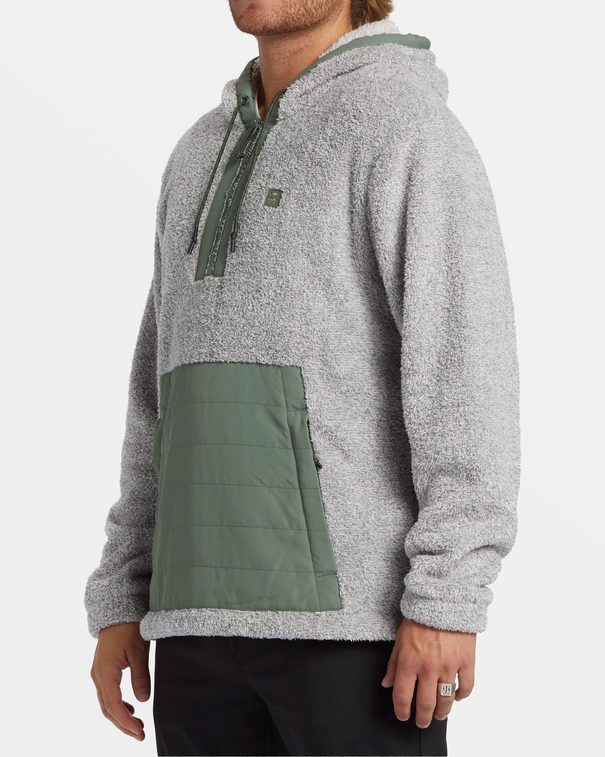 Badger Half Zip Hoodie - Grey Heather Male Product Image