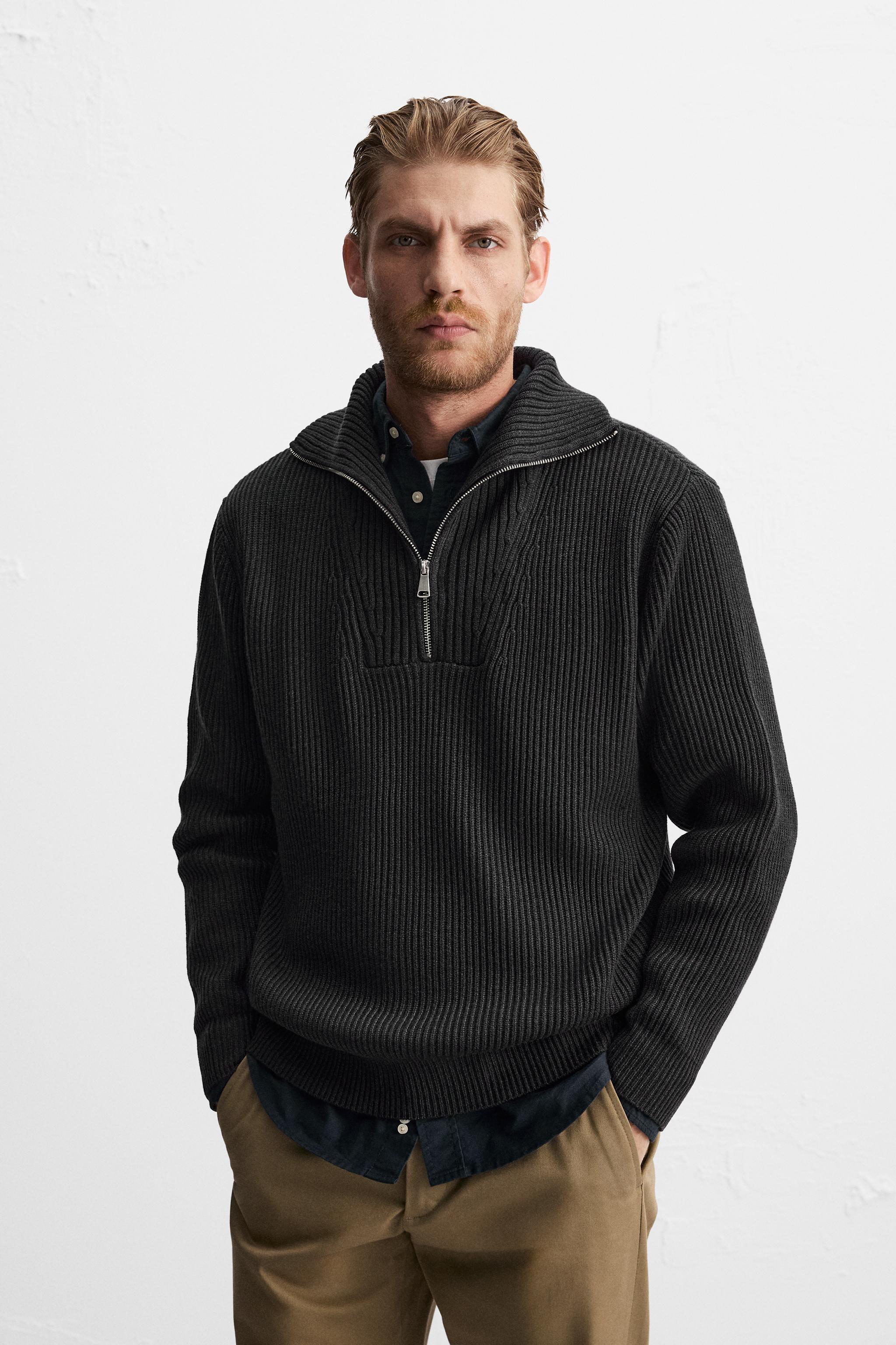 QUARTER ZIP SWEATER Product Image