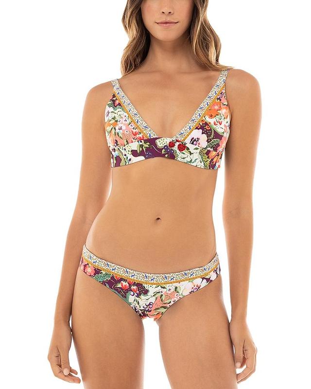 Agua Bendita Megan Seed Triangle Bikini Top Product Image