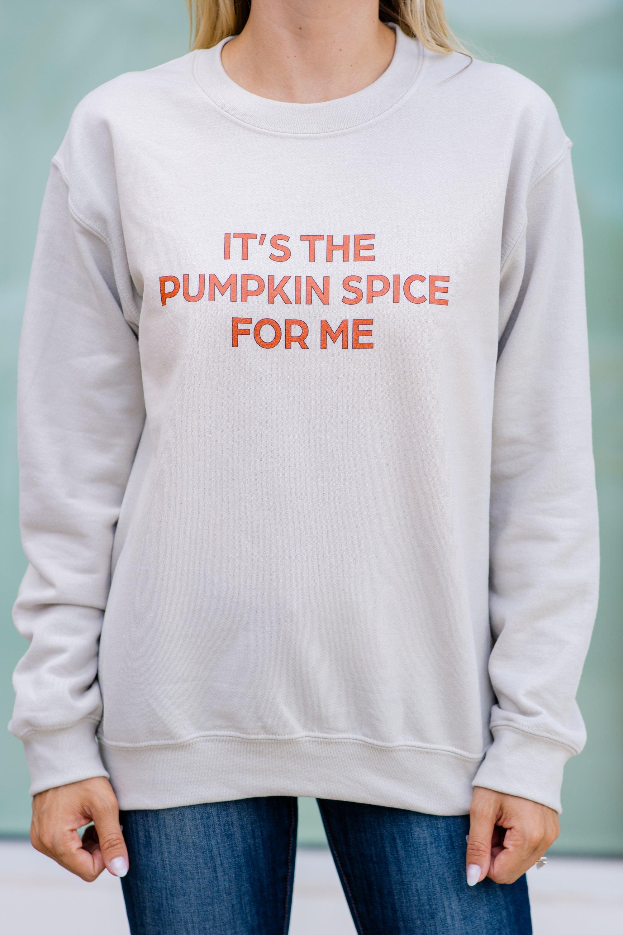 It's The Pumpkin Spice Sand Brown Graphic Sweatshirt Female Product Image