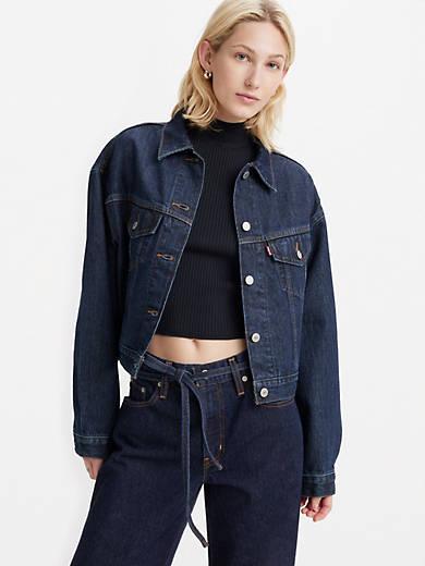 Shrunken '90s Trucker Jacket Product Image