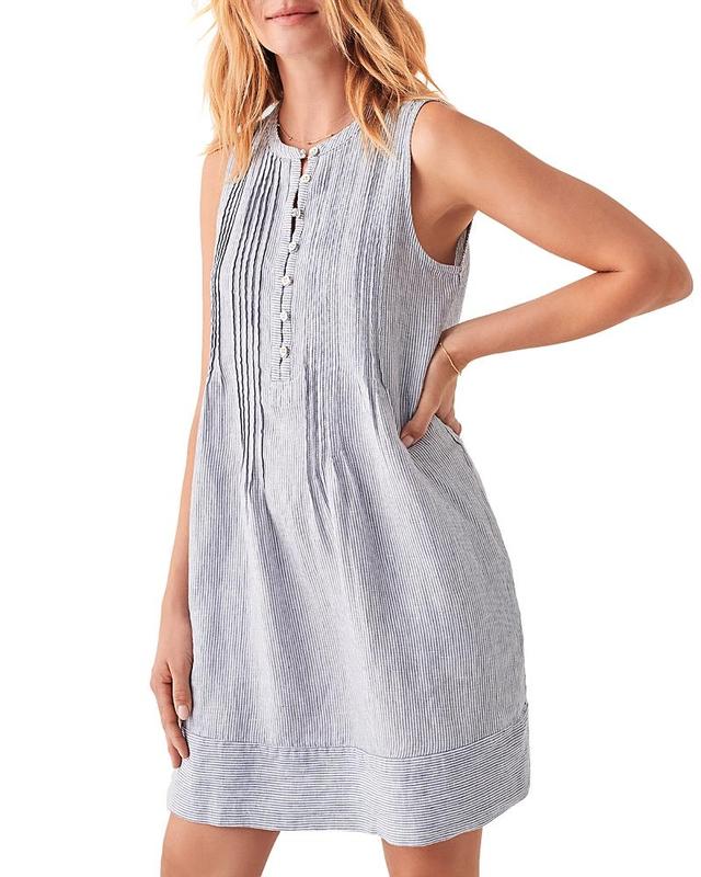 Faherty Isha Linen Swing Dress Product Image