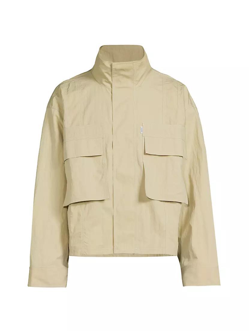 Cotton-Blend Cargo Jacket Product Image