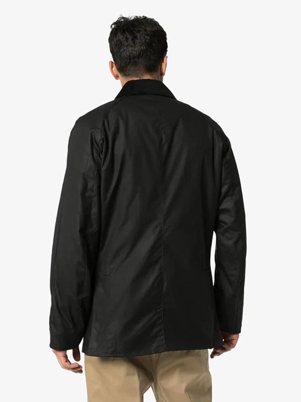 Ashby Wax Jacket In Black Product Image