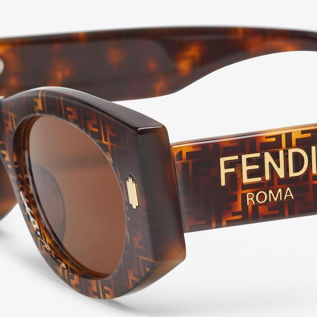 Fendi RomaHavana acetate sunglasses Product Image