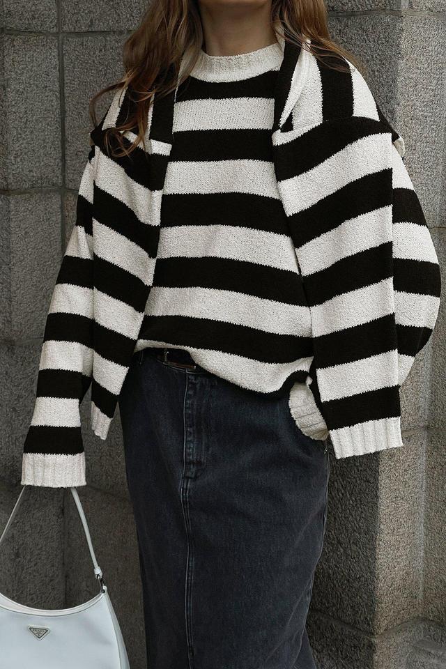 Oversized Knitted Sweater Product Image