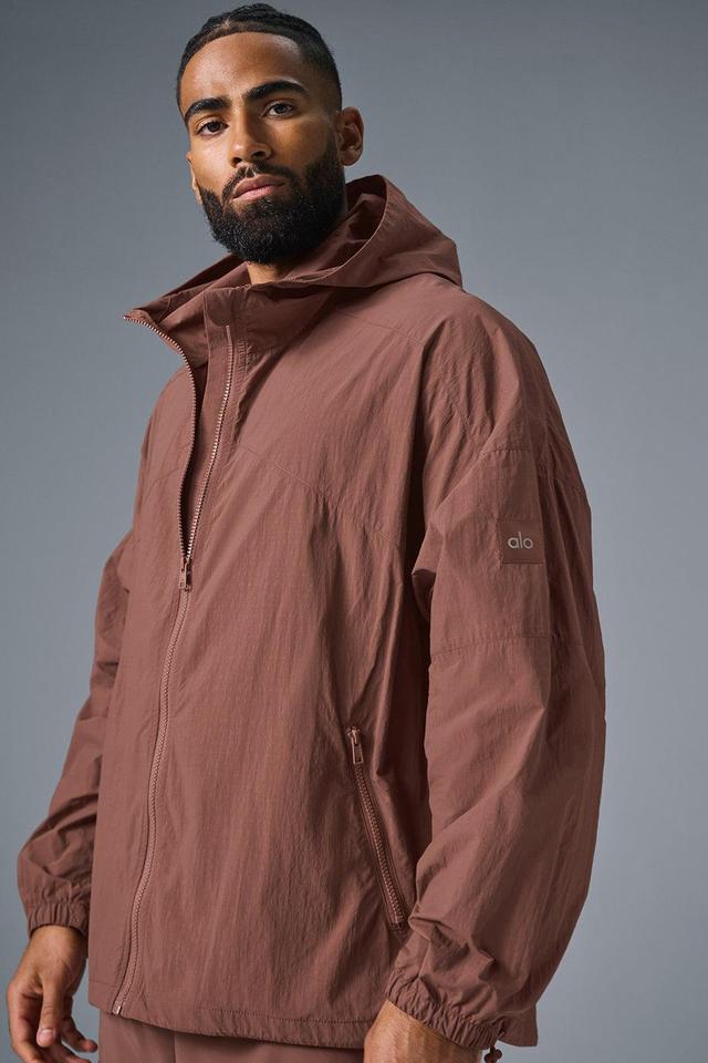 Vantage Nylon Ripstop Track Jacket - Chestnut Male Product Image