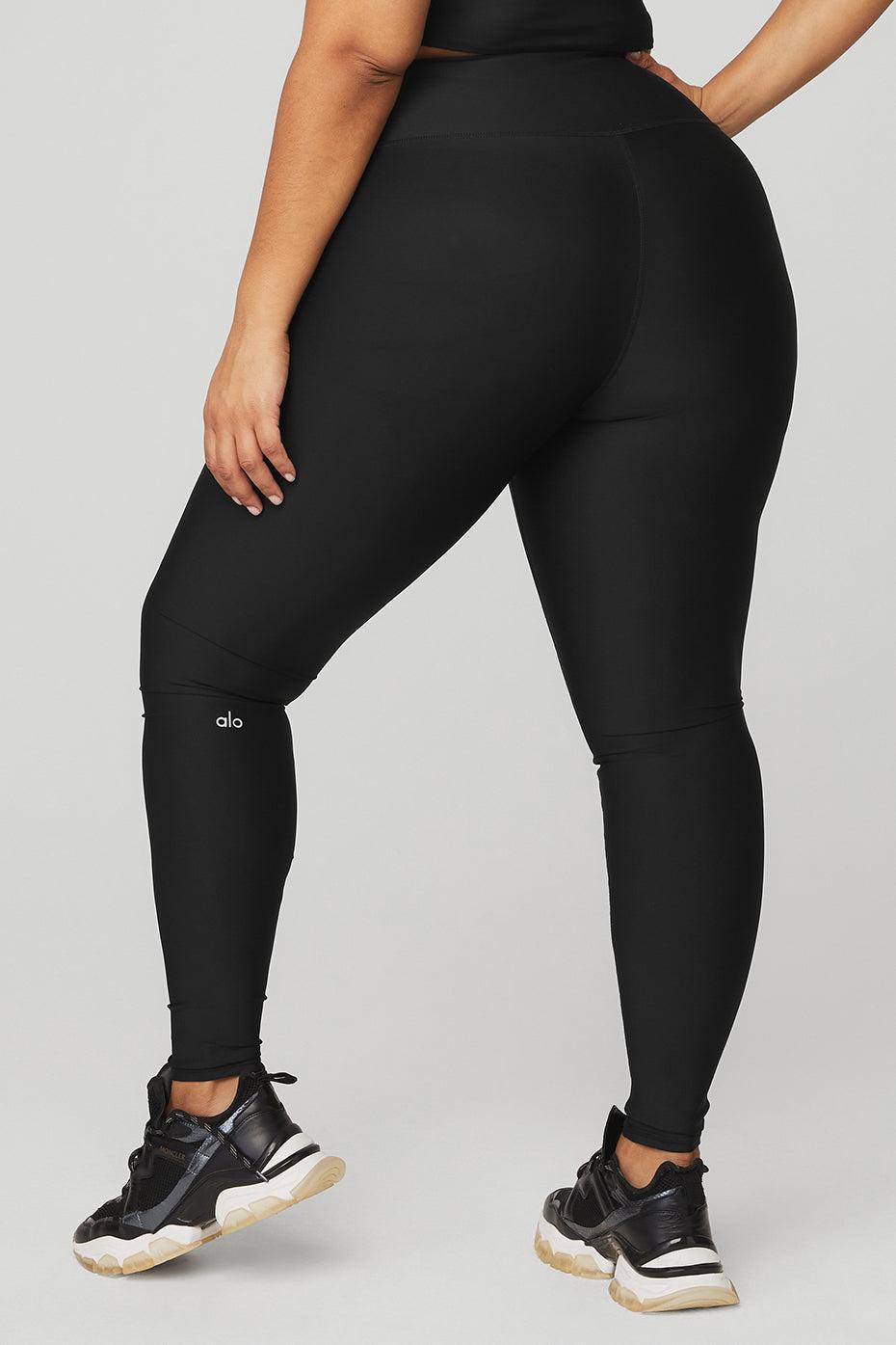 High-Waist Airlift Legging - Black Product Image