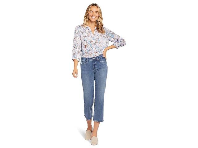 NYDJ Petite Relaxed Piper Crop in Romance (Romance) Women's Jeans Product Image