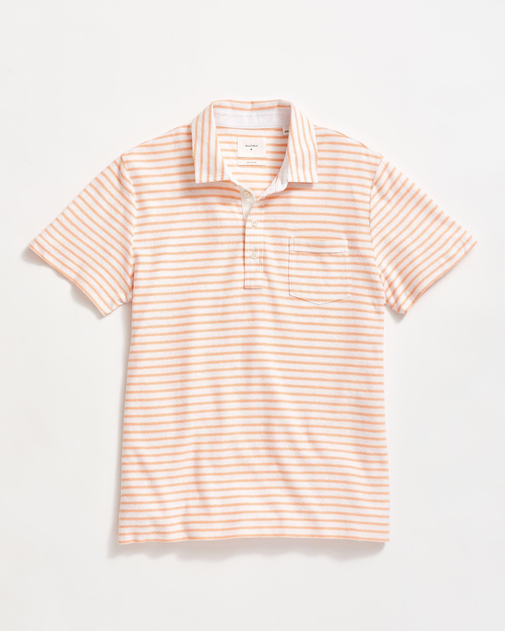 Stripe Hemp Cotton Polo Product Image