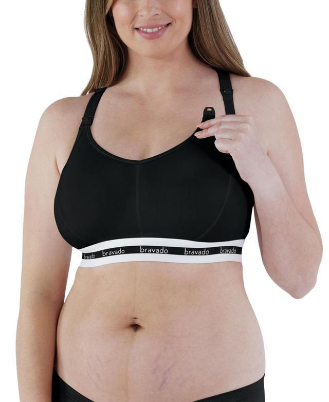 Bravado! Designs Womens Original Full Cup Nursing Bra - Black M Product Image