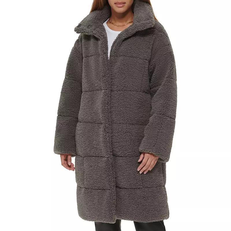 levis Quilted Fleece Long Teddy Coat Product Image