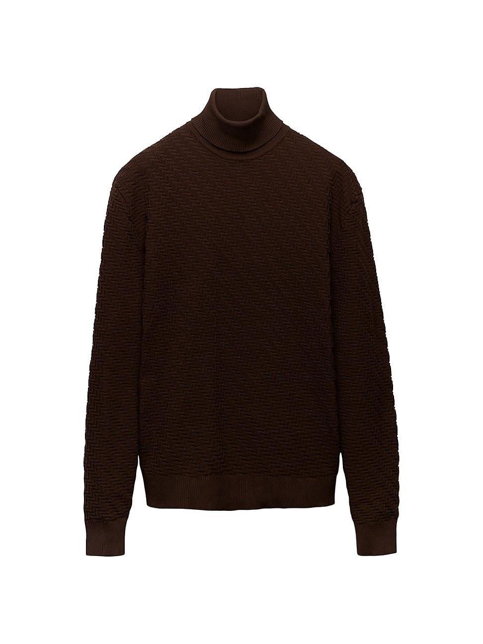 Mens Re-Nylon Turtleneck Sweater Product Image