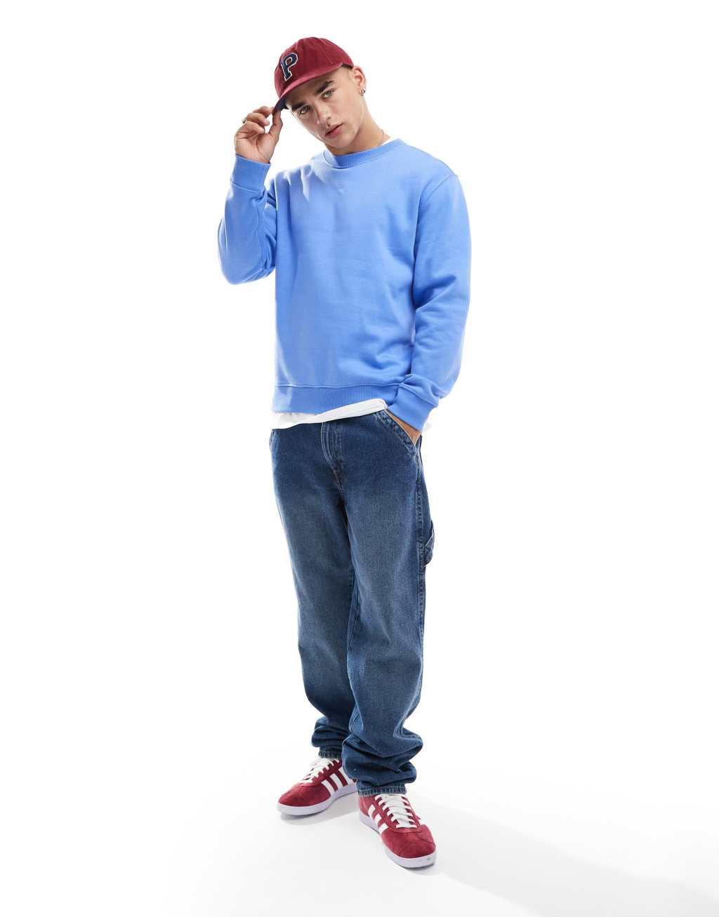 Weekday sweatshirt in blue Product Image