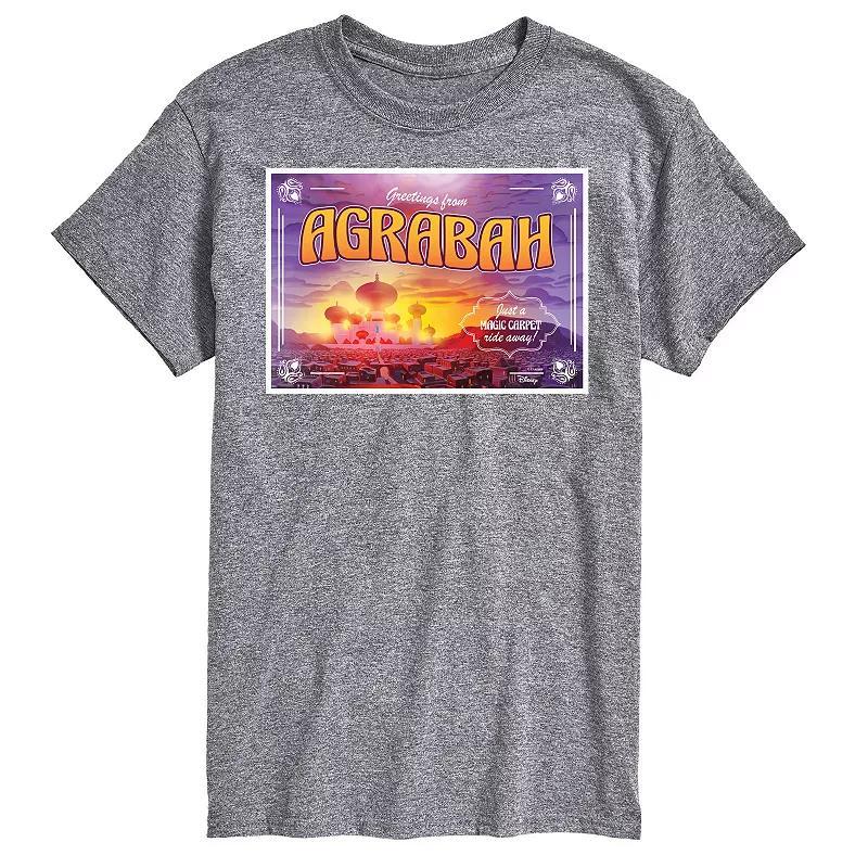 Disney Princess Big & Tall Agrabah Postcards Graphic Tee, Mens Product Image