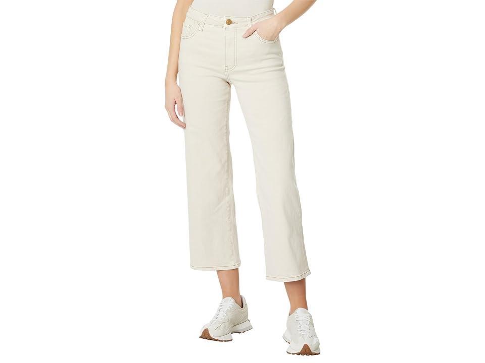 KUT from the Kloth Charlotte High-Rise-Fab Ab-Culottes In Ecru (Ecru) Women's Jeans Product Image