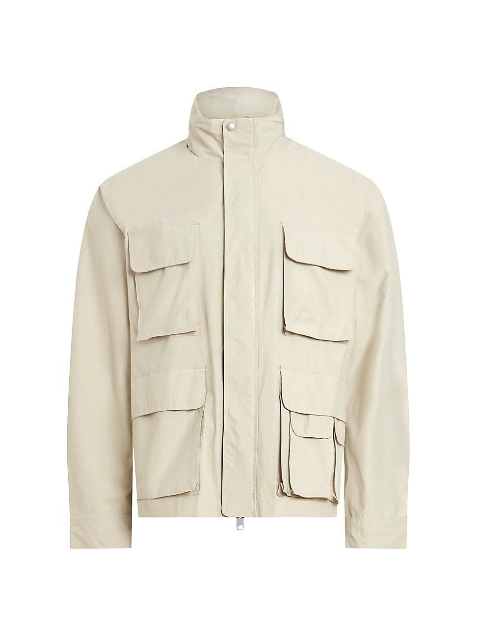 ALLSAINTS Maso Tech Jacket In Stone Butter Cream Product Image