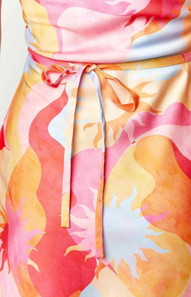 Kennie Sun Print Mini Dress Product Image