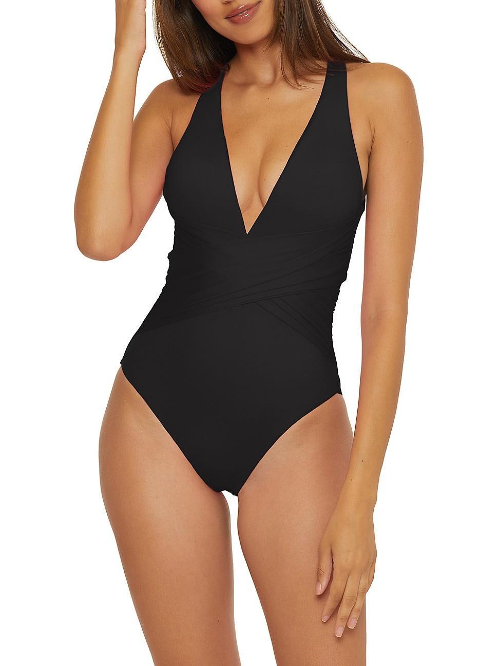 Womens Monaco Wrap One-Piece Swimsuit Product Image