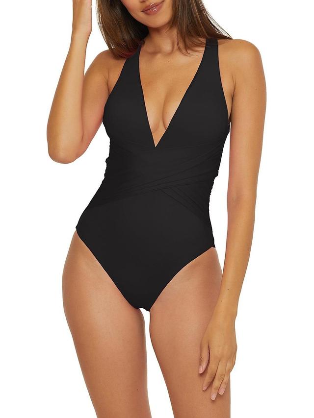 Womens Monaco Wrap One-Piece Swimsuit Product Image