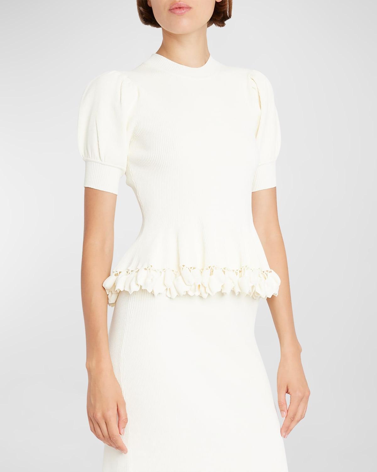 Ulla Johnson Esma Puff Sleeve Rib Top product image