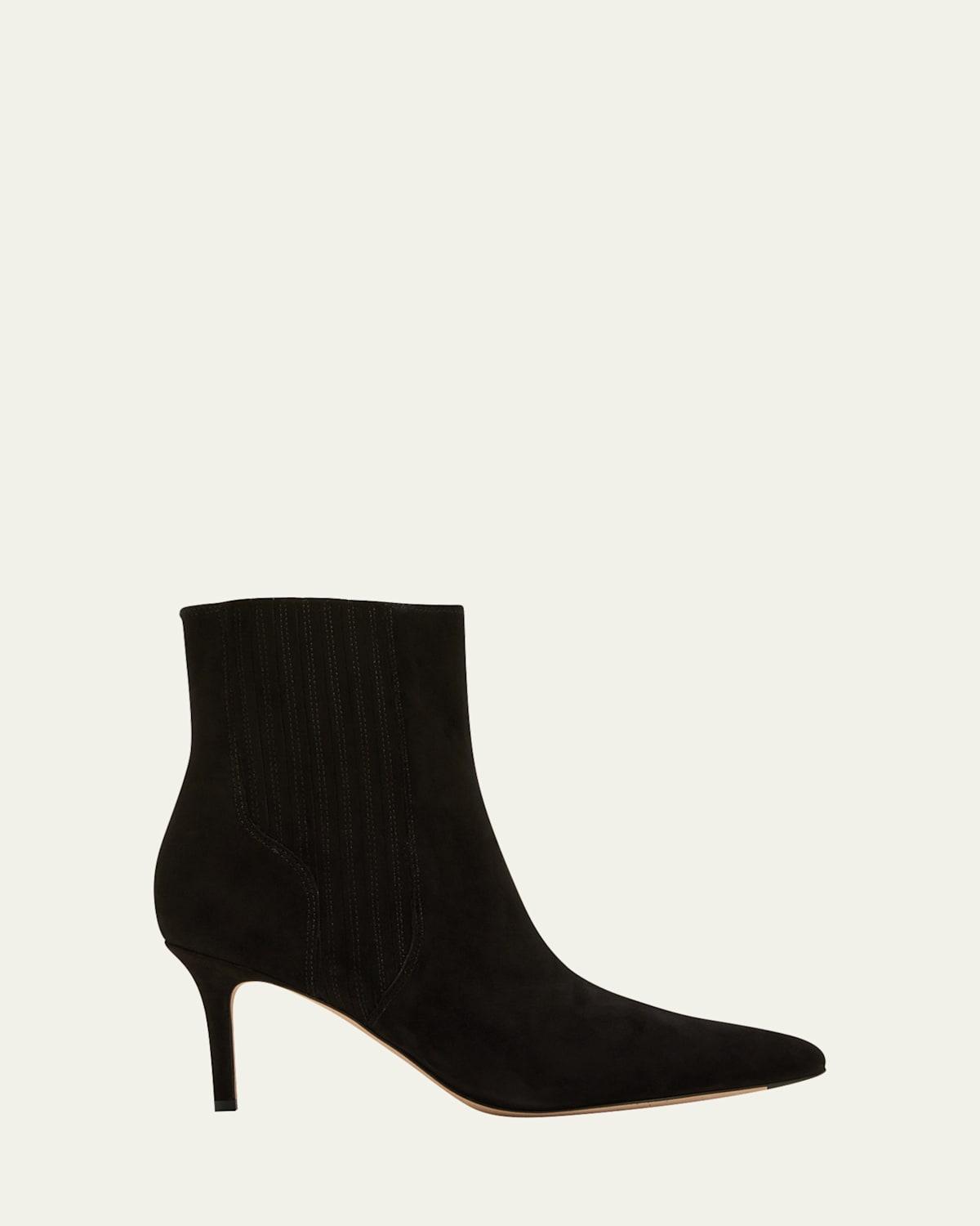 Womens Lisa 70MM Suede Ankle Boots Product Image