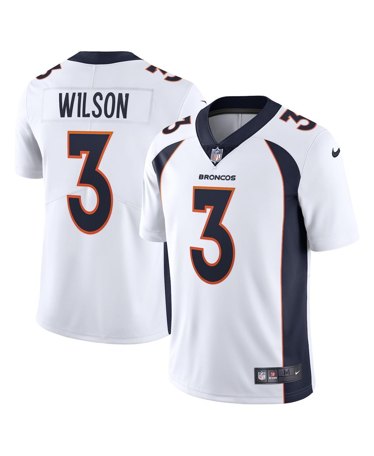 Mens Nike Russell Wilson White Denver Broncos Team Vapor Limited Jersey - White Product Image