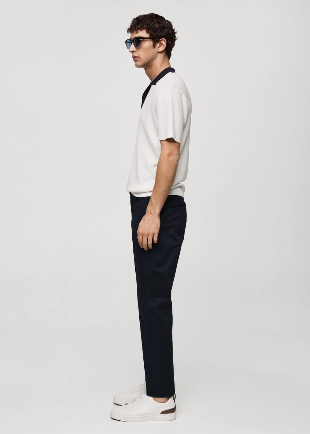 MANGO MAN - Slim fit chino trousers navyMen Product Image