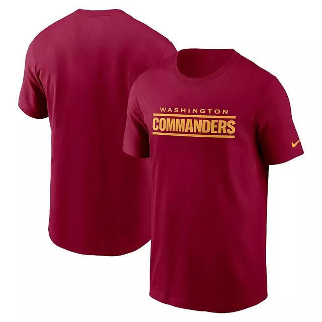 Mens Nike Burgundy Washington Commanders Wordmark T-Shirt Product Image