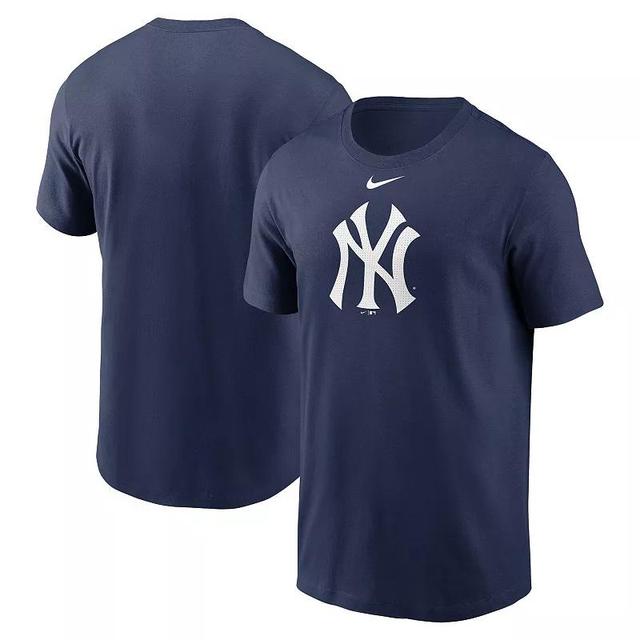 Mens Nike New York Yankees Fuse Logo T-Shirt Blue Product Image