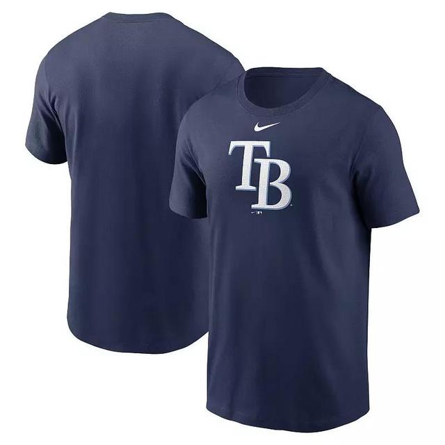 Mens Nike Tampa Bay Rays Fuse Logo T-Shirt Blue Product Image