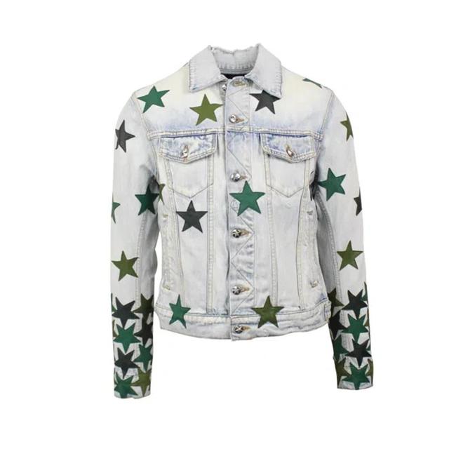 AMIRI Chemist Star Denim Jacket In Blue Product Image