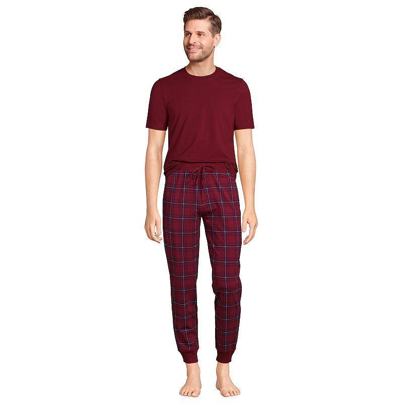 Mens Lands End Jersey Pajama Sleep Set Product Image